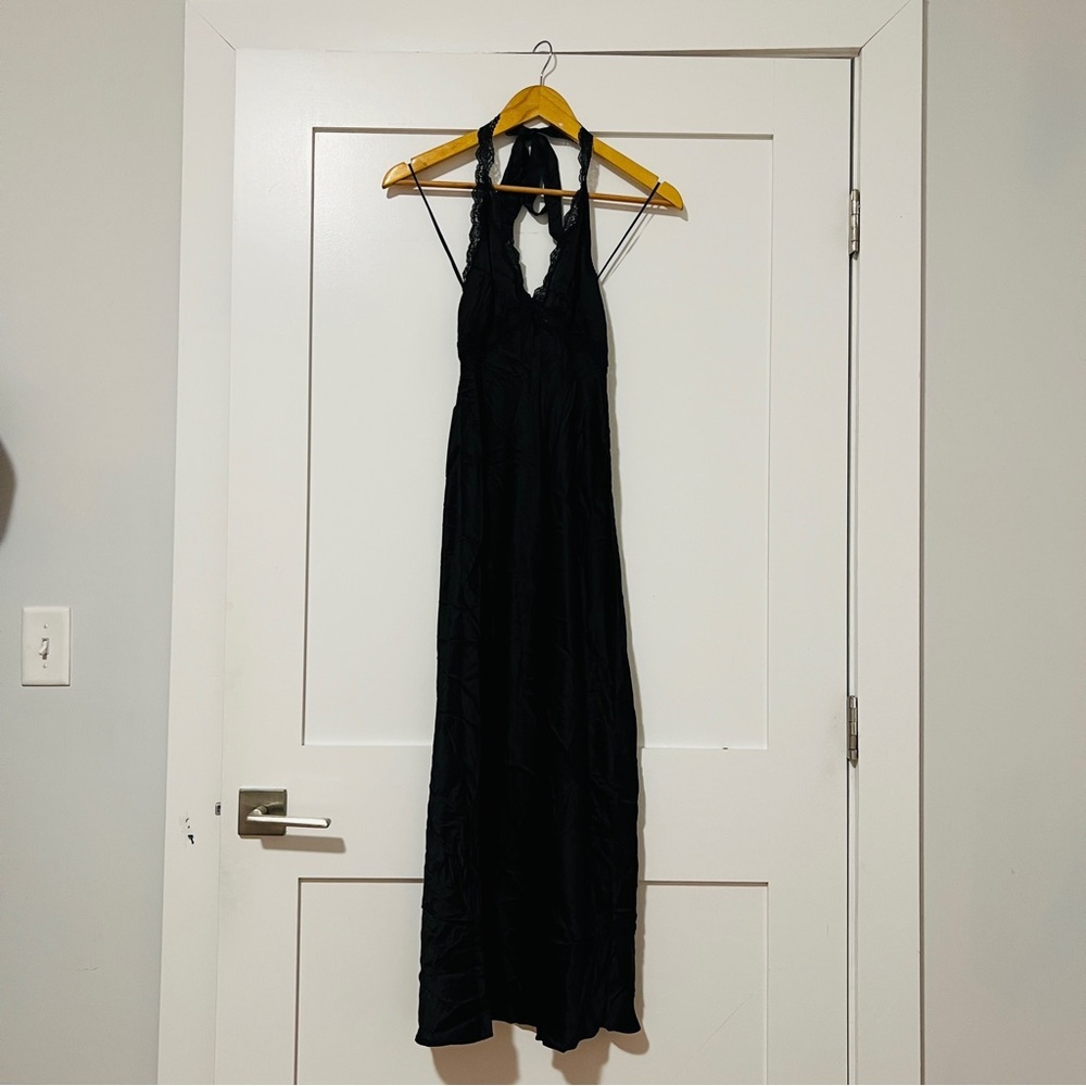 New Reformation Nora Silk Dress Size XSโ - Picture 3 of 9